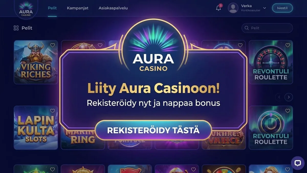 Rekisteröidy bonuksella